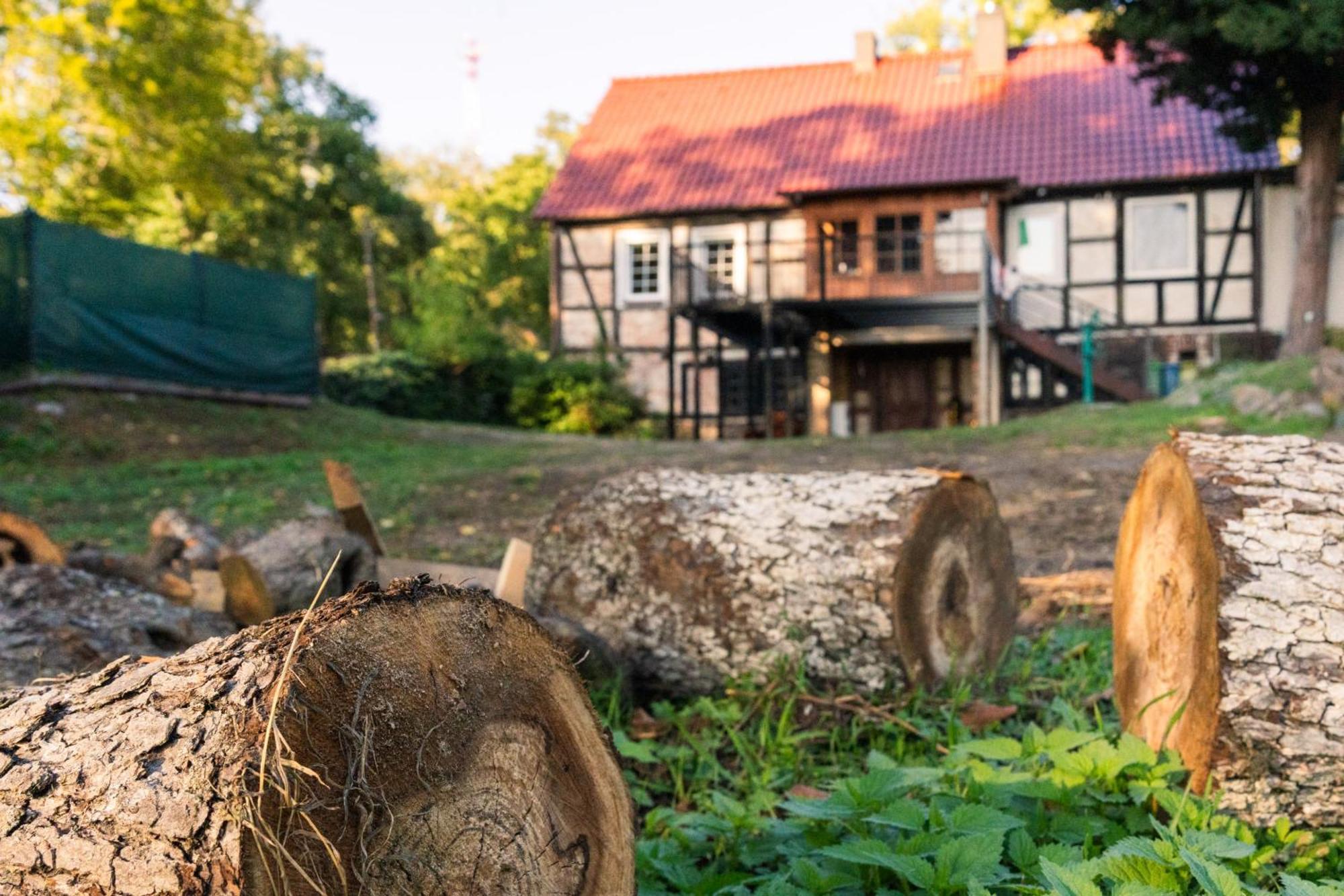 Oderpoint#Sauna#Jacuzzi Gozdowice Kültér fotó