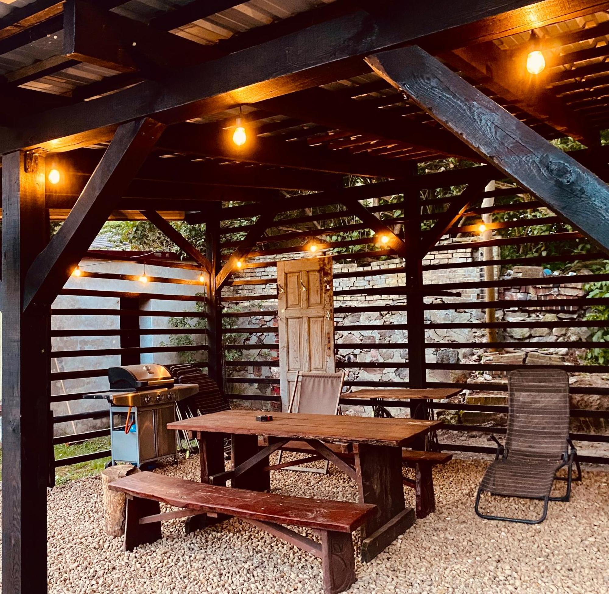 Oderpoint#Sauna#Jacuzzi Gozdowice Kültér fotó