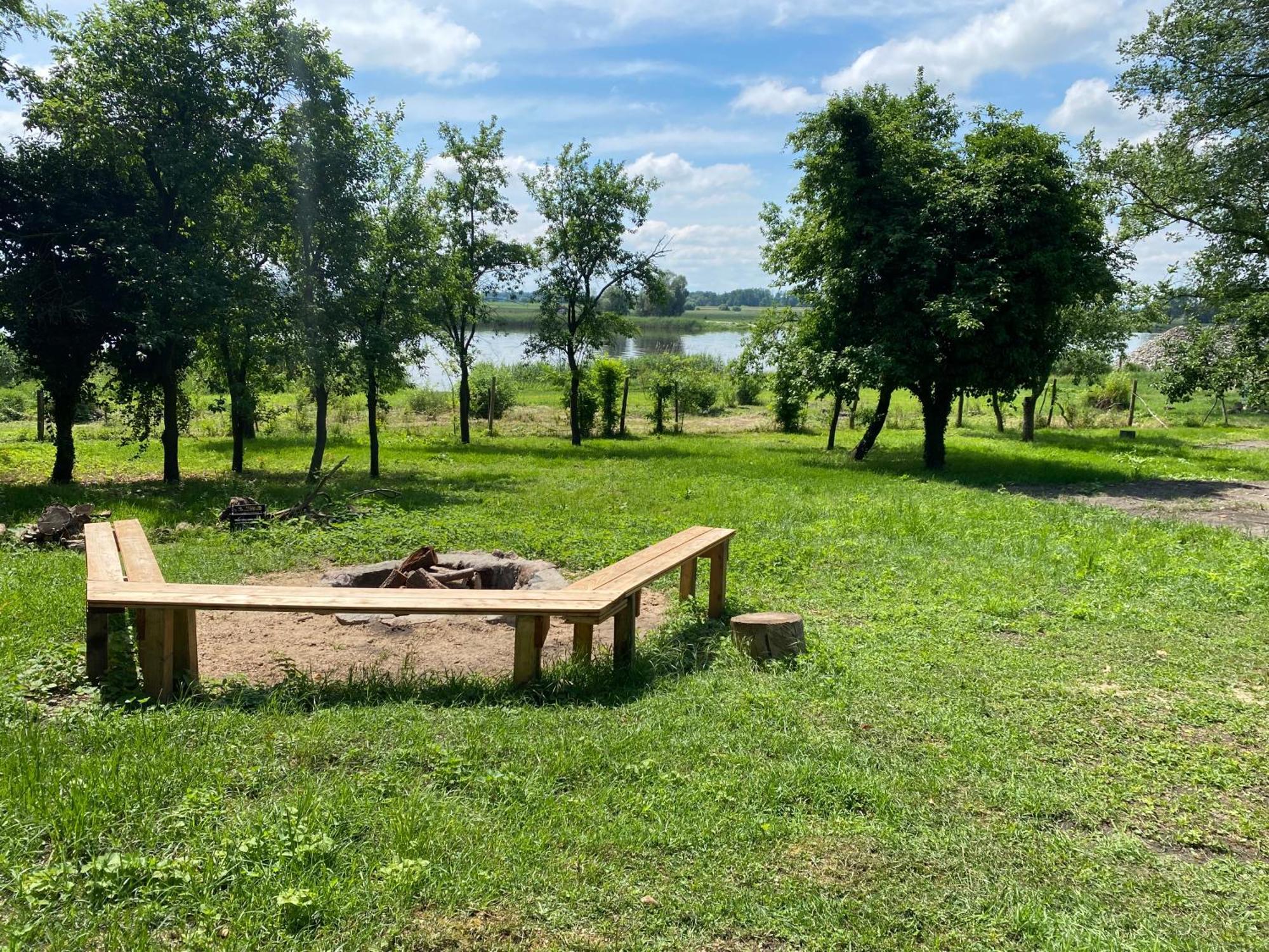 Oderpoint#Sauna#Jacuzzi Gozdowice Kültér fotó