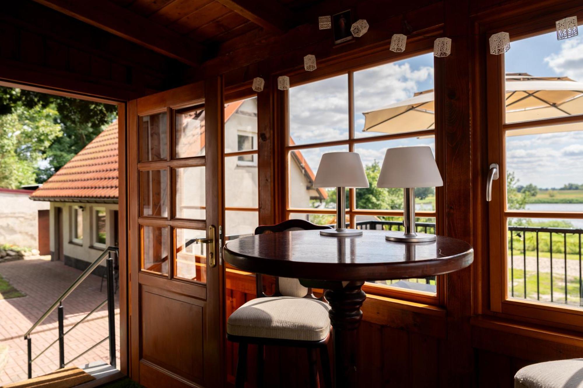 Oderpoint#Sauna#Jacuzzi Gozdowice Kültér fotó